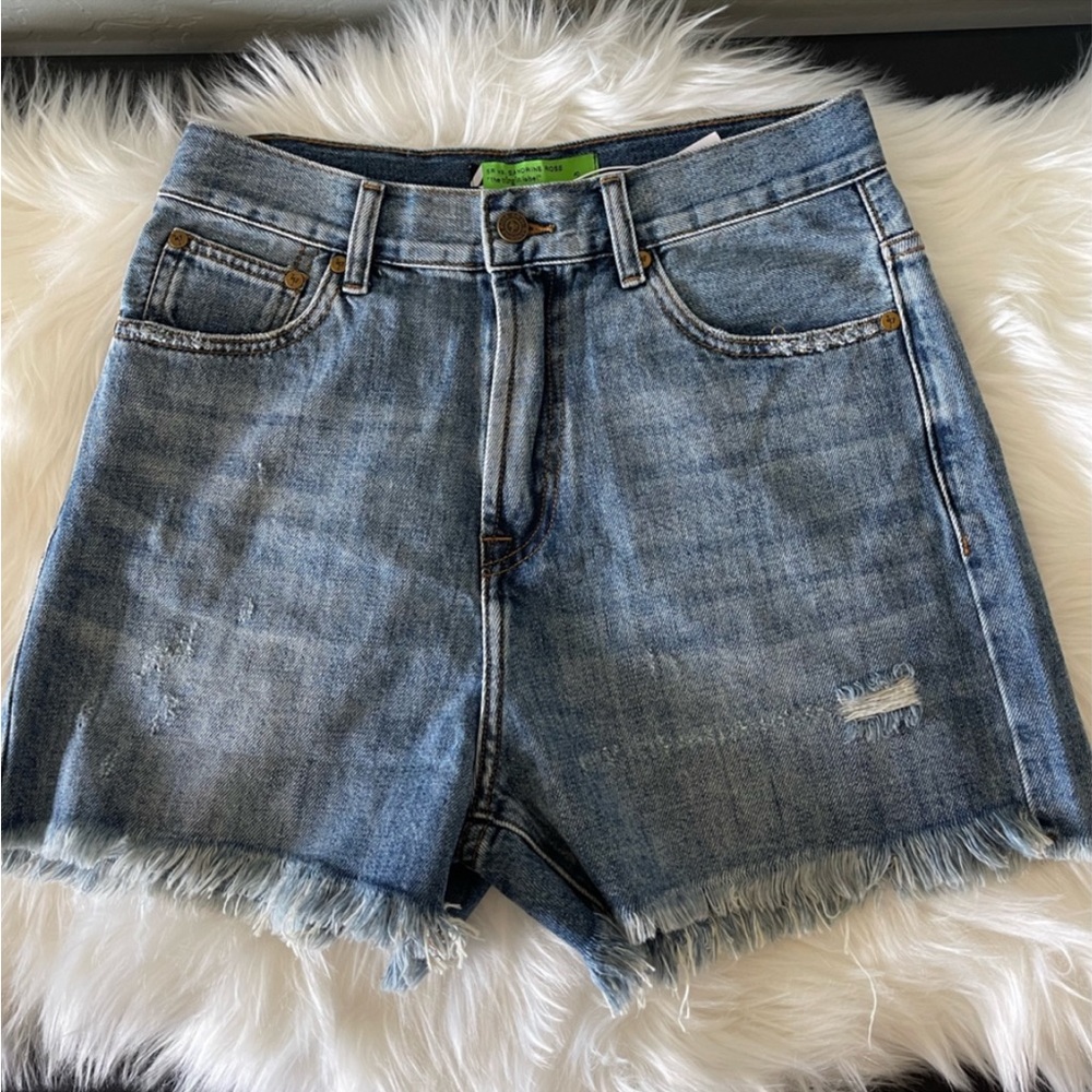 NWT Free People x Sandrine Rose Denim Shorts, Size 26